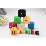 Dice Pendant Wholesale Custom Stuffed Dice 10cm Plush Toys Car Hanging Plush Fuzzy Soft Plush Dice Toys