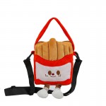 ins cute cartoon french fries hamburger bag girl hundred small satchel creative handheld crossbody coin purse