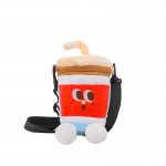 ins cute cartoon french fries hamburger bag girl hundred small satchel creative handheld crossbody coin purse