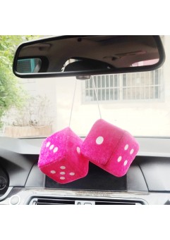 7cm Dice Plush Pendant Wholesale Custom Stuffed Dice Plush Toys Car Hanging Plush Fuzzy Soft Plush Dice Toys