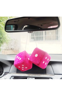 7cm Dice Plush Pendant Wholesale Custom Stuffed Dice Plush Toys Car Hanging Plush Fuzzy Soft Plush Dice Toys