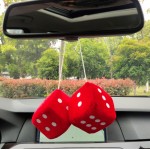 7cm Dice Plush Pendant Wholesale Custom Stuffed Dice Plush Toys Car Hanging Plush Fuzzy Soft Plush Dice Toys