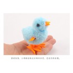 Puzzle Funny Educational Chicken Plush Toy Jumping Wind Up Clockwork Animal Toys